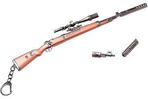 chichengnian Game Keychain Weapon Gun Model Metal Pendant Key Chain Fashion Chaveiro Bag Car Key Holders Toys Gun Keychains For Kids Men Jewelry