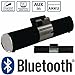Produktbild BLUETOOTH LAUTSPRECHER mit Akku Mikrofon Freisprecheinrichtung + Ständer für Smartphone iPhone Tablet iPad Samsung Galaxy etc.