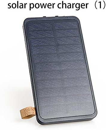 Foldable Solar Charger, 10000mAh Portable Solar Power Bank with 2 Input Ports,SOS Flashlight External Battery for iPhone/Android, for use with Phones, Tablets and Camping Travel mobile power , white , 10000mAh-1 solar panel