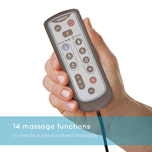 HoMedics Appareil de massage shiatsu pour le dos et les épaules - Fauteuil de massage réglable, tension 3 réglages de zone, Tout, Muscles du haut et du bas du dos, Vibration, Chaleur apaisante - Noir HoMedics Appareil de massage shiatsu pour le dos et les épaules - Fauteuil de massage réglable, tension 3 réglages de zone, Tout, Muscles du haut et du bas du dos, Vibration, Chaleur apaisante - Noir