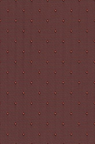 Raumausstatter.de Rhone 4607 - Tela para tapizar (poliéster, Viscosa, algodón, Antimanchas), diseño de Puntos, Color marrón