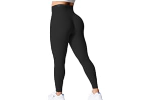 ZAAYO Damskie legginsy kompresyjne, wysoka talia, push up, joga, nieprzejrzyste spodnie sportowe