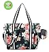 Produktbild Laptop Tote Bag für Frauen,Laptop Messenger Schultertasche Tasche 17 zoll,Reisen Einkaufen Duffel Aktentasche Tasche (Schwarz)