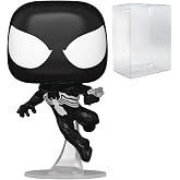 POP Marvel: Spider-Man Comics - Symbiote Spider-Man (Siyah Kost&uuml;m) Funko Vinil Fig&uuml;r (Uyumlu Kutu Koruyucu Kılıf ile birlikte