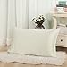 THXSILK 19mm Mulberry Silk Pillowcase for Baby Toddler Child Travel 30x40cm, Creamy White