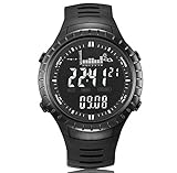 Spovan spv710 5 ATM wasserdicht Herren Sport Angeln Armbanduhr Barometer Höhenmesser Thermometer Wettervorhersage Stoppuhr Digitale Armbanduhr