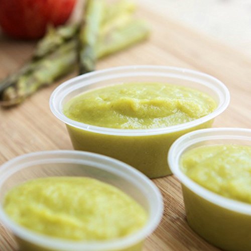 Babypotz – 20 Stück , 90ml, ohne BPA , Mehrwegtransportbehälter für Babynahrung , Tiefkühl fit - 4