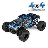 【Hobby-Qualität 4WD】Dieser Allrad-Truck mit Einzelradaufhängung vorne und hinten und hochwertigen Kugellagern im gesamten Antriebsstrang ist mit High-Grip Geländereifen ausgestattet, die ein großartiges Fahrerlebnis ermöglichen.