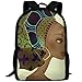 Produktbild HOJJP Langlebigster leichter Schulrucksack Bookbag One Size - African Woman