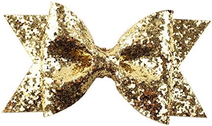 Espoy Girls Sequin Hair Clips Barrettes Baby Shiny Bow Hairpins Sparkly Butterfly Toddler Infant Headdress Hair Accessories