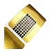 Guide Stickers - TOOGOO(R) 100PCS Nail Art Tips Golden Extension Forms Guide DIY Tool Acrylic UV Gel