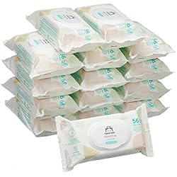 Marque Amazon - Mama Bear Sensitive Lingettes sans parfum pour bébé - Pack de 15 (840 lingettes)