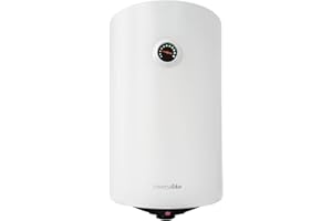 UNIVERSALBLUE | Termo eléctrico de 50 litros | Potencia 1500W | Instalación vertical | Resistencia y tanque esmaltados | Sist