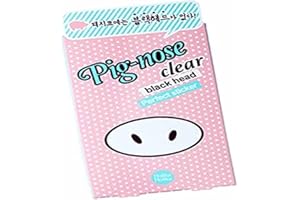 HOLIKA HOLIKA. Pig Nose Clear Blackhead (10 uds). Tiras limpia poros para la nariz. Elimina los puntos negros y celulas muertas. Absorbe la grasa y las impurezas. Arcilla rosa.