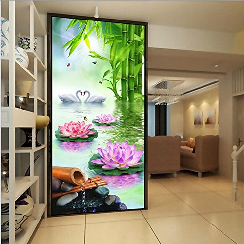 DIY 5D Swan Diamond Painting Cross-Stitch for Entrance Living Room Bedroom - 3