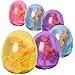 Produktbild TE-Trend 6 Stück Einhorn Unicorn Ei mit Glitzersticker Fabelwesen in 4 Farben sortiert