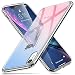 Produktbild ESR 9H Gehärtetes Glas Hülle für iPhone XR, [Stoßfest] TPU Rahmen [Kratzfest] Durchsichtige Rückseite Handyhülle Kabelloses Laden Unterstützen Schutzhülle kompatibel mit Apple iPhone XR - Rosa+Blau