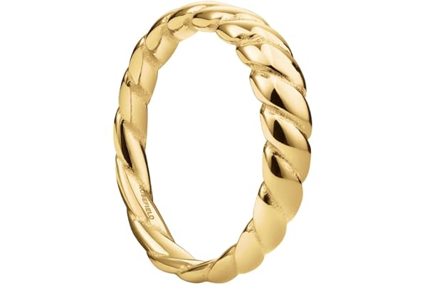 Rosefield Essentials Dam 14K Guldpläterad Ring Small Croissant