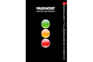 Passwort Buch mit ABC Register: Password Keeper für meine Login Daten in Größe A5