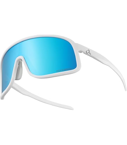 Lunettes De Vélo Polarisées Xrten – Protection UV400 – Verre Bleu – Léger PC – Homme Femme – Course, Ski, Pêche, Moto