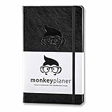 Monkey Planer ® Life-Coach mit Notizbuch + Kalender. Der...
