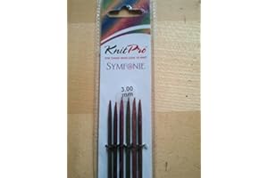 KNITPRO Knit Pro Needle Choose Your Symfonie Wood 15 cm Length 2.5 3 3.5 4 4.5, 3.0