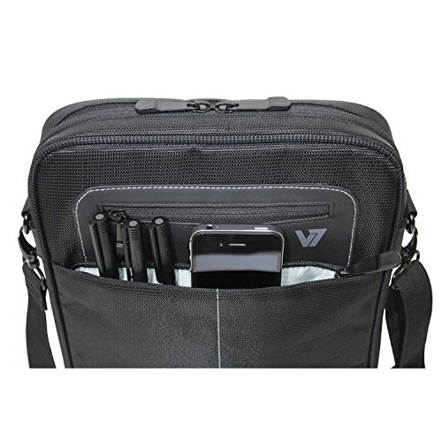 V7 CMX3-9E Cityline Vertical Messenger Tasche für Apple iPad/Tablet bis 25,6 cm (10,1 Zoll), schwarz - 4