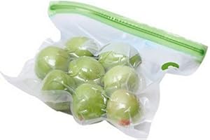 TM Electron TMVAC272 Kit de 10 Bolsas Zip para Envasar Al Vacío Reutilizables Tamaño S