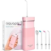 Aquapik Mini 140ml Portable Water Flosser | USB Type-C Rechargeable Water Flosser | 3 Pressure Modes | Deep Cleaning | Ideal