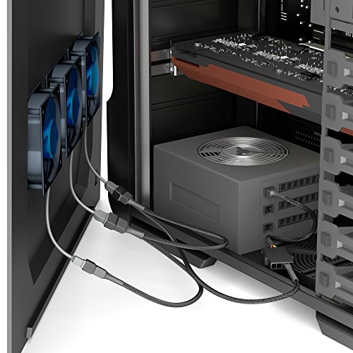 KabelDirekt Molex 5 V auf 3x 3-Pin Lüfter Verteilerkabel 20-20-20 cm - 4