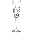 RCR Cristalleria Italiana ETNA Crystal Champagne Flute Glass -Set of 6 (280 ml,Italy Made)