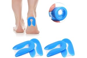 Youery 2 paar Fersensporn Einlagen, Orthopädische Geleinlagen für Schuhe, Gel Einlegesohlen zur Schmerzreduktion, Bequeme Profi Schuheinlagen, Einlagen Fersensporn (S（35-39）)