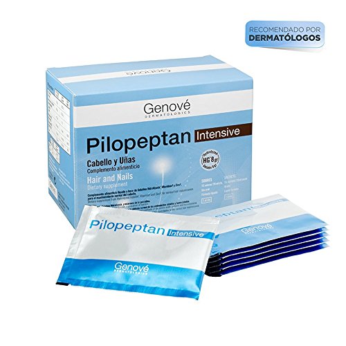 Pilopeptan Intensive 15 Sobres - Tratamiento Intensivo Fortalece cabello y Uñas - Reduce la Caída del Cabello
