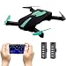 Produktbild ionlyou JY018 Faltbare Drohne Mini, Selfie Drohne mit Kamera Live Übertragung WiFi FPV Handy APP-Steuerung G-Sensor Steuerung automatische Schwebe 3D Flip Stunt Headless Modus für alle Stufen-Piloten