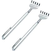 ETSAP(Till 20 Inches, 2 Pack) Anti Khujli Manual Massage Scratcher Stainless Steel Extendable Telescopic Back for Body Acupre