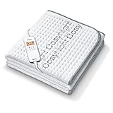 Beurer UB 190 CosyNight Chauffe-Matelas Connecté, Contrôlable à Distance via l'Application et Amazon Alexa, Deux Zones de Température Réglables, Dimensions 150 x 80 cm, Lavable en Machine