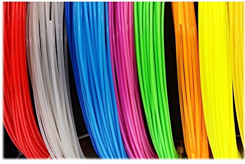 3D Print Filament, Homecube 12PCS 1,75 MM 32,8 ft / 50G / STK ABS 3D-Druck Filament Minen für Rapid-Prototyping 3D-Drucker Stift keine eigenartigen Geruch - 4