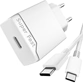 25W USB C Charger, Fast Charging Compatible with Samsung Galaxy, 1.5M Cable | Charging for Samsung Galaxy A56 5G A55 A36 A35