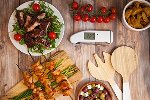 Superfast Thermapen 4 Thermometer in weiß mit patentierter, um Automatische 360 ° Display - 5