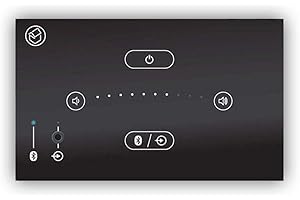 Q ACOUSTICS Systemline SE0510 E50 Built-In Bluetooth Hi-Fi Speaker System Amplifier (Black)