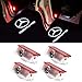 Produktbild Auto Türbeleuchtung, NOTENS 4 Pack Autotür Logo Projektion Licht 3D Laser Licht Willkommen Licht LEd Door Shadow Lampe for GLC GLE GLS GLA A B E Class W212 W166 W176 W205 W246 X164(4PCS-Benz AMG)