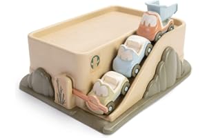 Dantoy BIO Garage with 3 Cars, Multicolour, 34.79 x 27.8 x 16.9 cm