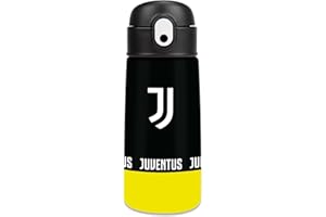 Seven Borraccia termica JUVENTUS per ragazzi, Acciaio inox bpa free, 460ml, Mantenimento temperatura: caldo 12h/freddo 24h, Bambino, Ragazzo, Calcio, Prodotto ufficiale, Idea regalo