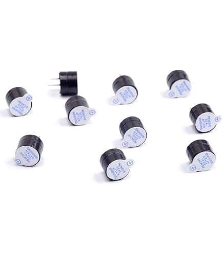 AUNMAS 10 Stück Long-Ton-Summer – 12x9,5 Mm, 5V, Elektromagnetisch, Direkt Steckbar, SOT-Bauform