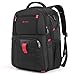 Produktbild Srotek 17,3 Zoll Laptop Rucksack Multifunktionaler Großer Reiserucksack Daypack Schulrucksack mit USB-Ladeanschluss Business Backpack Notebookrucksack, Schwarz