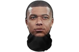 Aristo Solutions Máscara de cara completa con impresión 3D, transpirable, ligera y cómoda, ideal para cosplay, fiestas, Halloween, karnveal y eventos