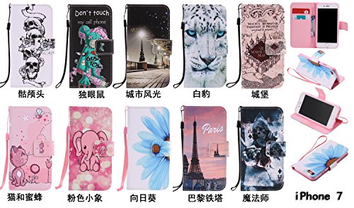 Para IPHONE 7   4 7  pulgadas  funda Flip cover funda piel  Tarjetero  funda piel cartera Executive Dise  o   Polvo Conector blanco 6