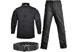 ATAIRSOFT Táctico Hombres BDU Combate Uniforme Chaqueta Camisa y pantalón Traje para el Juego de Guerra de Caza Militar Airsoft Paintball Militar