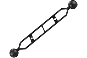 rongweiwang Tauchen Licht Dual-Kugel Armgelenk Aluumlegierung Arm Doppelkugelunterwasserfotografie Kamerazubehör