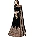 PristiveFashionHub Women's Codding Long Anarkali Gown With Duppta(Free Size) (Black)